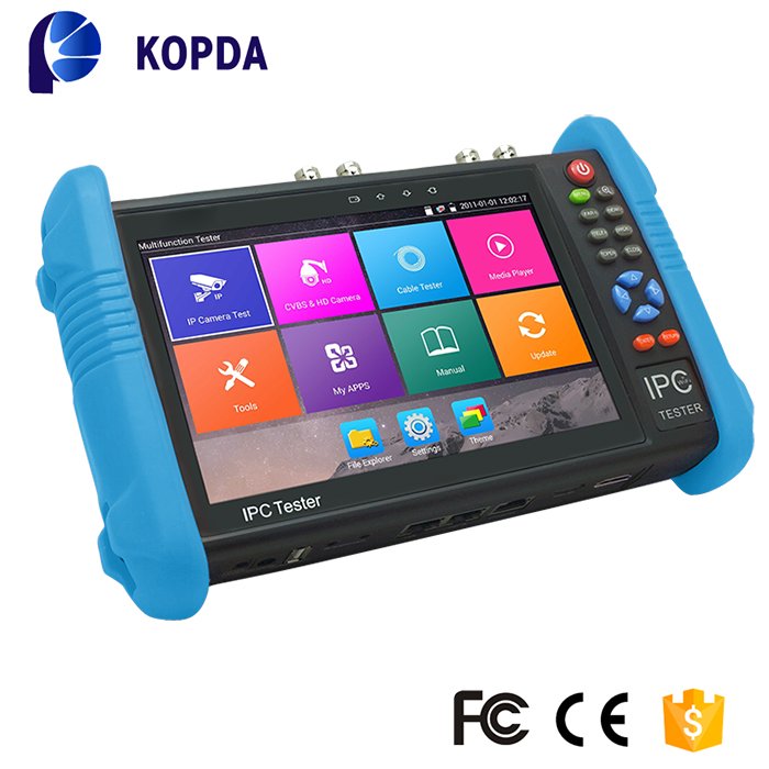 7 inch 4k IP Analog AHD CVI TVI SDI 6 in 1cctv IPC tester 9800