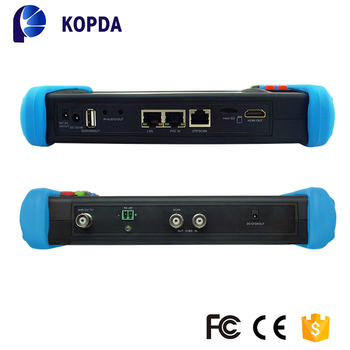 7 inch 4k IP Analog AHD CVI TVI SDI 6 in 1cctv IPC tester 9800