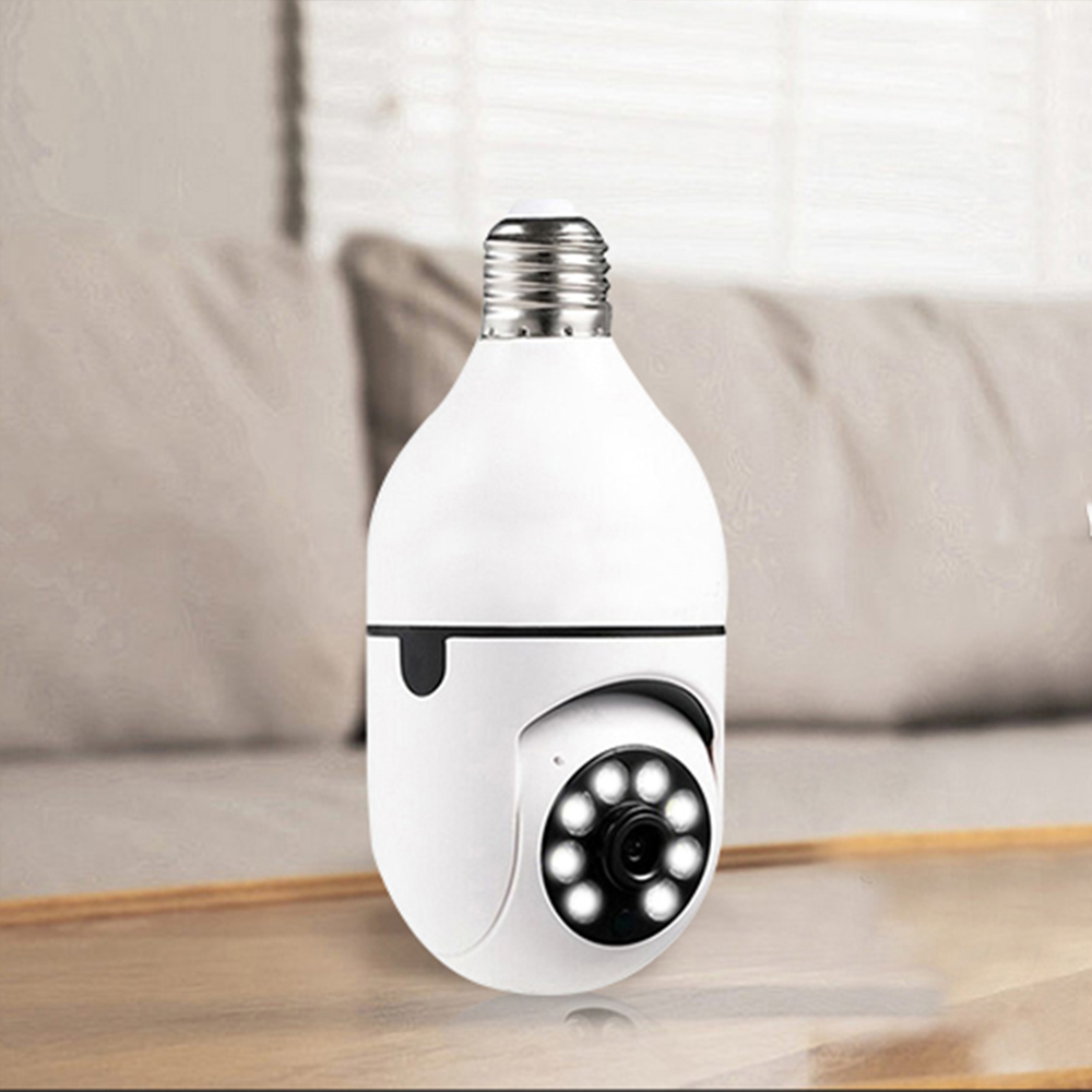 2MP Wireless Auto Tracking AI IP Camera 1080P Night Vision CCTV Security System 360 Degree PTZ Bulb Mini Indoor Network Camera