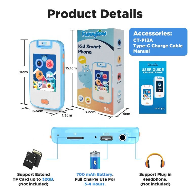 Mini Learning Cell Phone Elektronische Kids Toy Cell Phone Kinder Spielzeug Mobile With Stories Music Smartphone Telefon