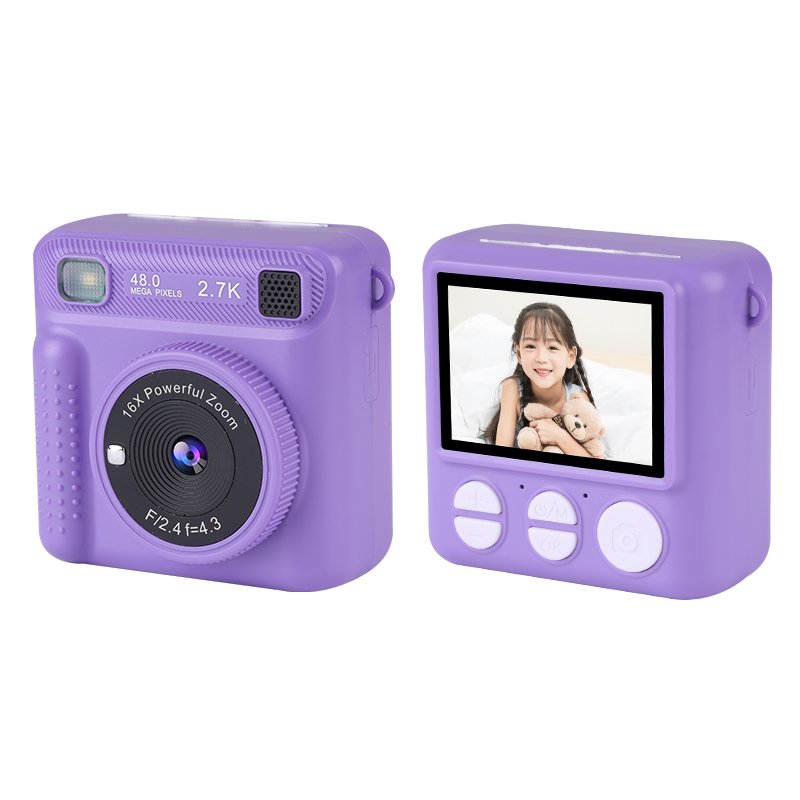 Fashion Instant Print Kids Toddler Digital photography Video Cameras for Kids Mini Instant camera Toys Birthday Gifts