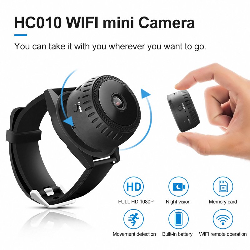 Shenzhen Wireless Wifi P2p Ip Small Surveillance Security Night Vision Mini Camera with Motion and Night Vision