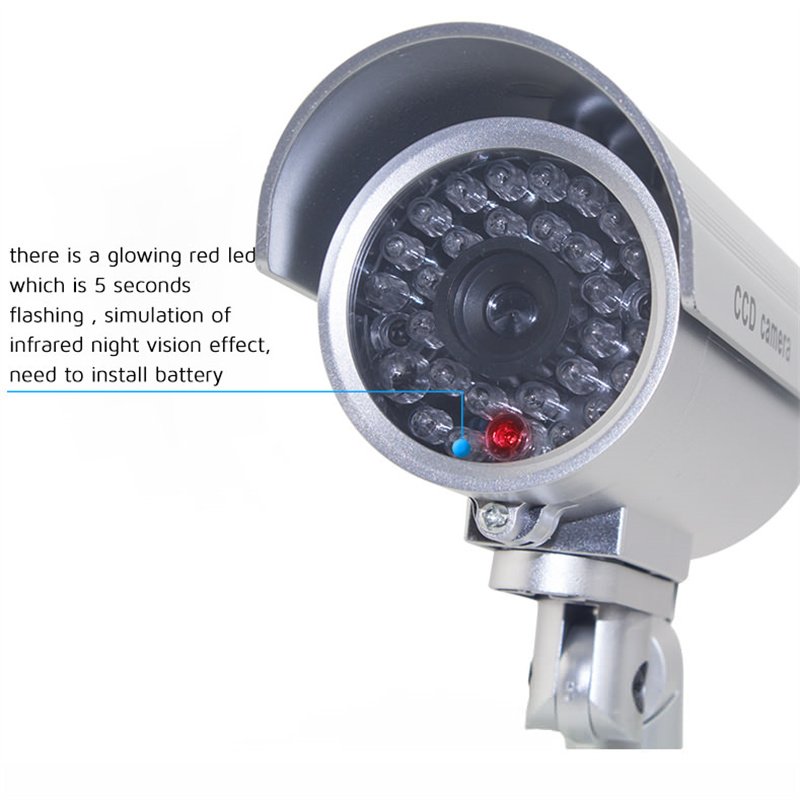 LUCKARM 2-Year Indoor/Outdoor Waterproof Dummy Security Bullet Analog Analog Camera Simulated Plastic OEM/ODM Friendly