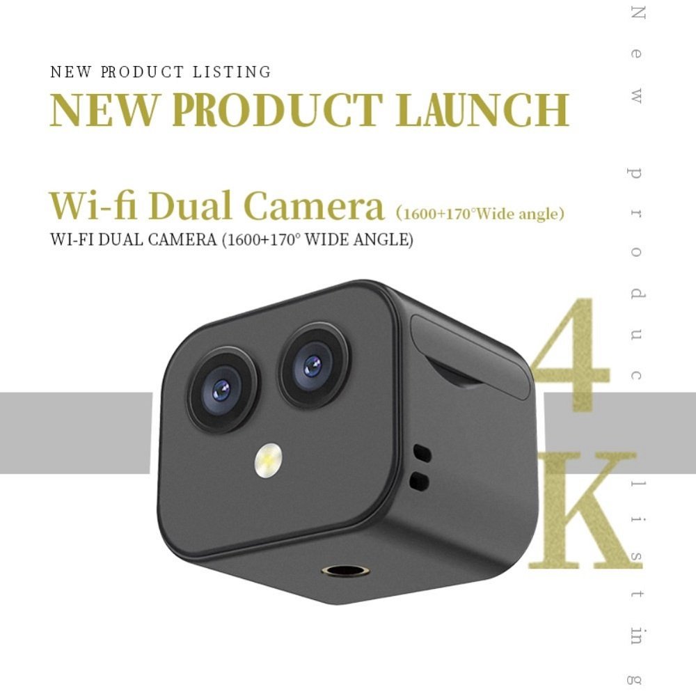 4MP HD Wifi Mini Surveillance Cameras Infrared Night Vision Motion Detection Web Video Smart Home Wireless Security Camcorders