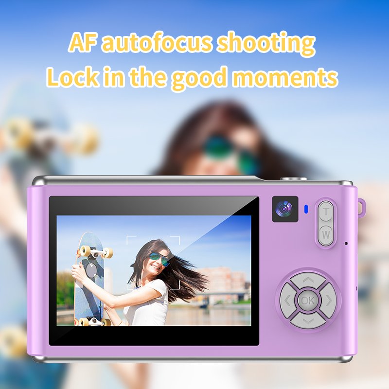 Classic Portable 2.4inch CCD Camera Dual Lens 1080P HD Video Recorder Kids Mini Digital Cameras for Photography