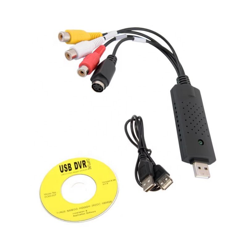 USB2.0 video capture card AV analog VHS old video set-top box DVD one-way computer HD video capture