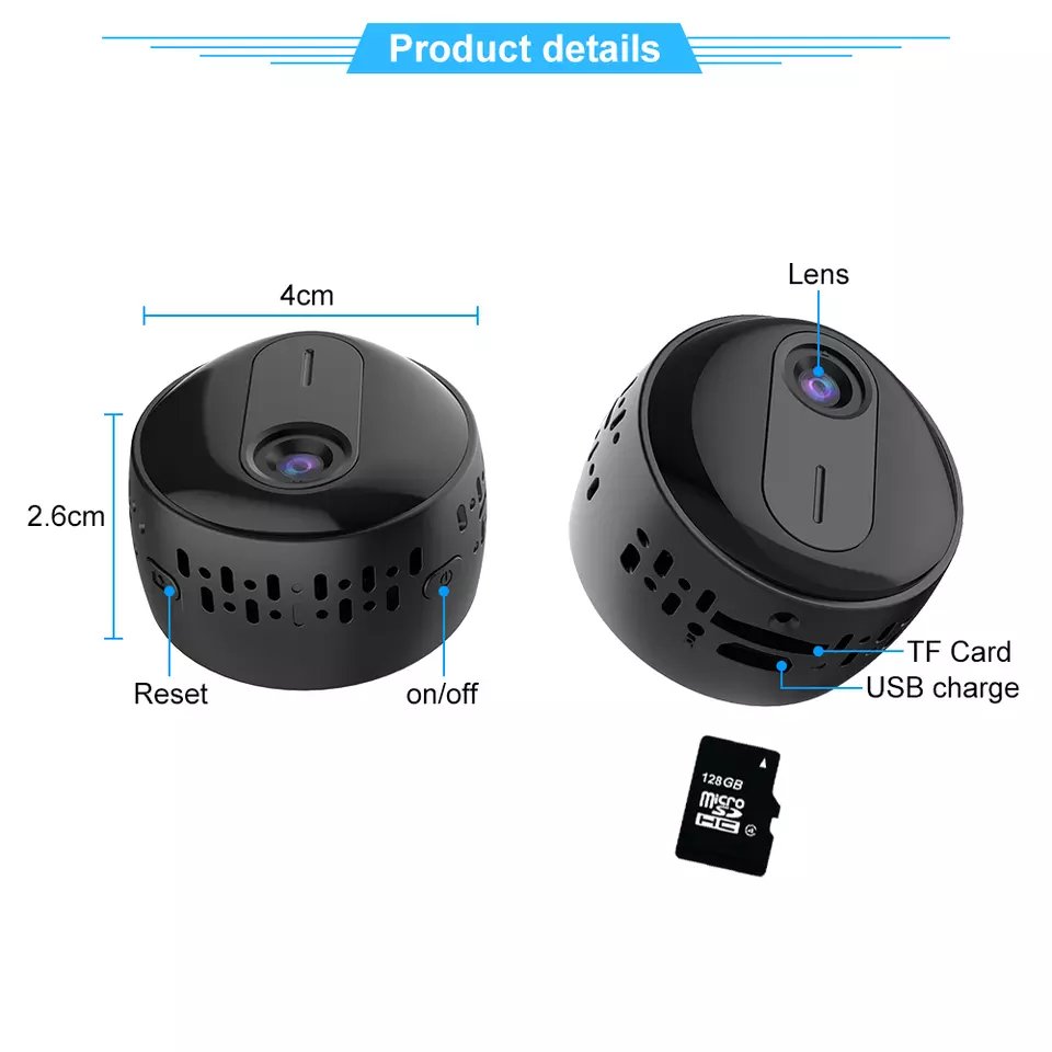 HD 1080P Night Vision Motion Detection Best High Quality Indoor Smart Home Security WiFi Wireless Mini Camcorders