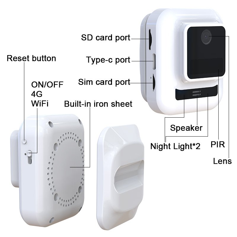 WiFi Mini Camera Wireless Baby Monitor outdoor Safety Security Full HD Night Vision Camera IP Camera Recorder
