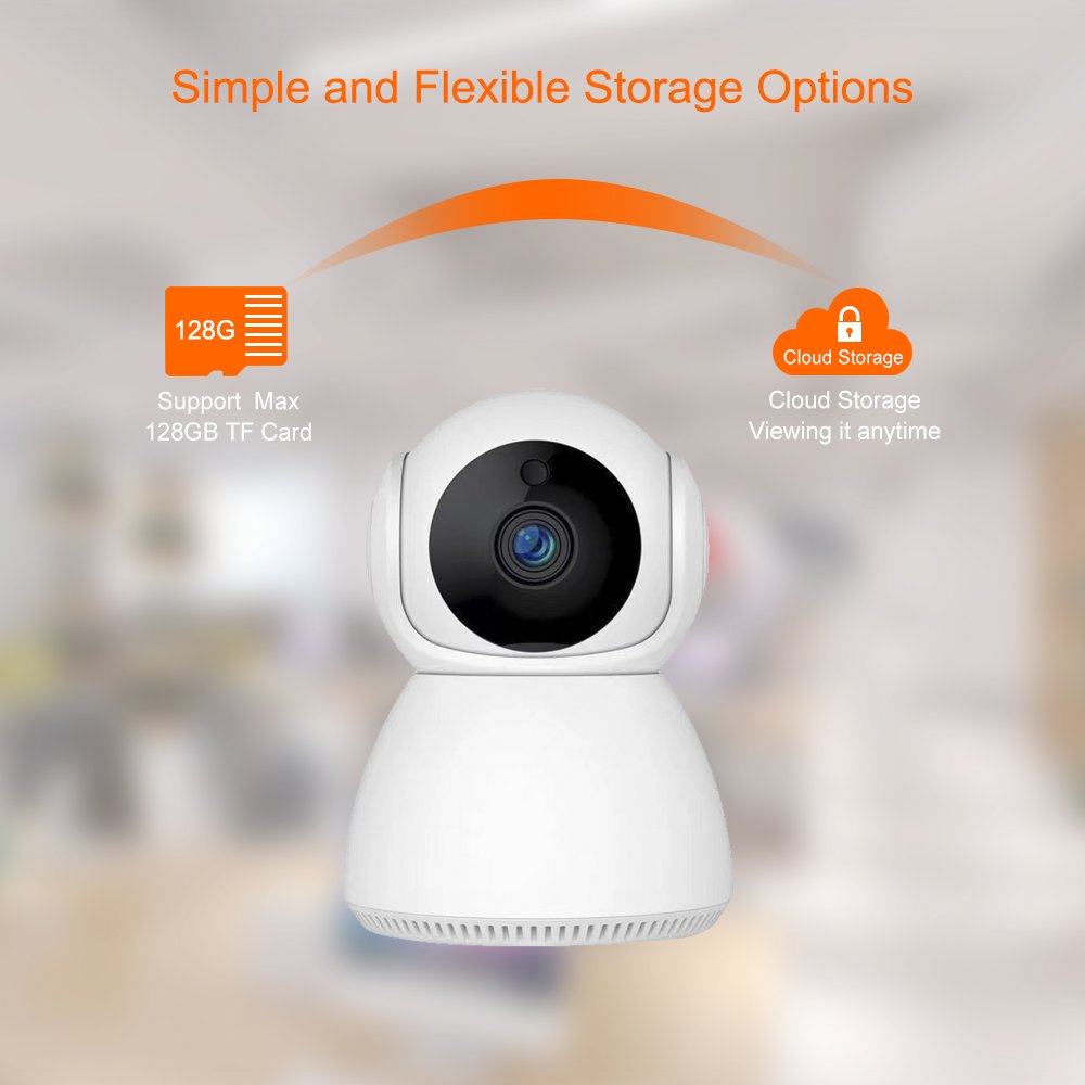 Yida 3MP Smart Home Security Camera Indoor Wireless Wifi Baby CCTV Camera with Infrared Motion Detection PTZ Video Baby Monitor