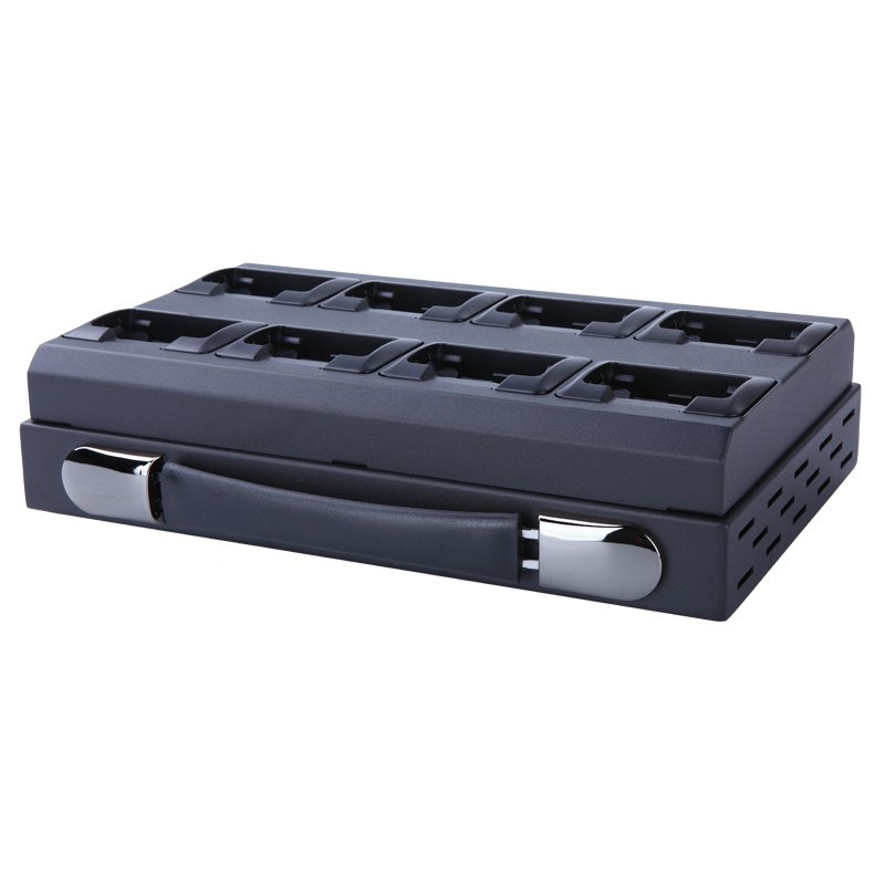 Lantto ODM OEM Docking Station Body Camera Power Charger 8-Unit Multi-Charger Supporting Analog Camera Data Upload to Server