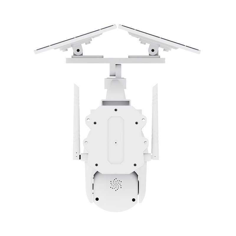 6MP UBOX/i-Cam+ Q6Max Black White Gray HD 2 Lens CCTV Home Security Solar Camera WiFi 4g Auto Tracking PTZ Network Camera