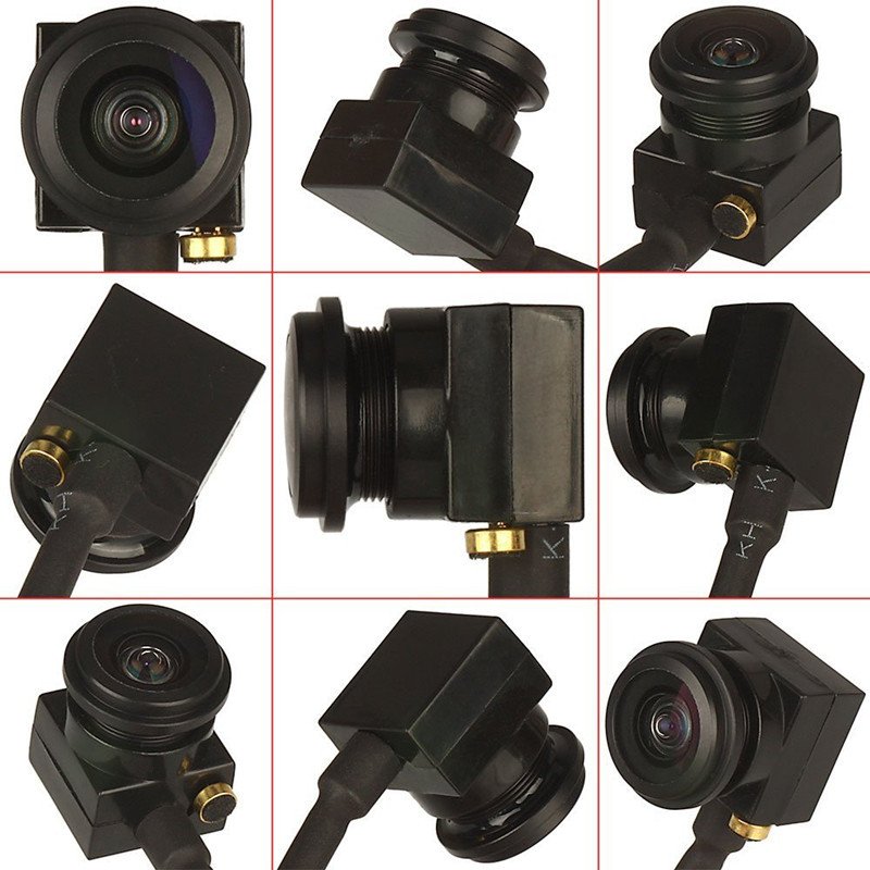 HD 1000TVL small camera panoramic fisheye wide angle camera audio and video analog camera
