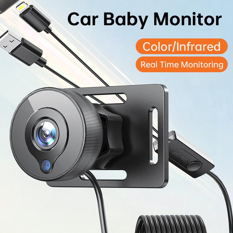 YE01 Baby Inside Car Baby Monitor Camera App Use Phone For Viewing Infant in Rear Facing Seat