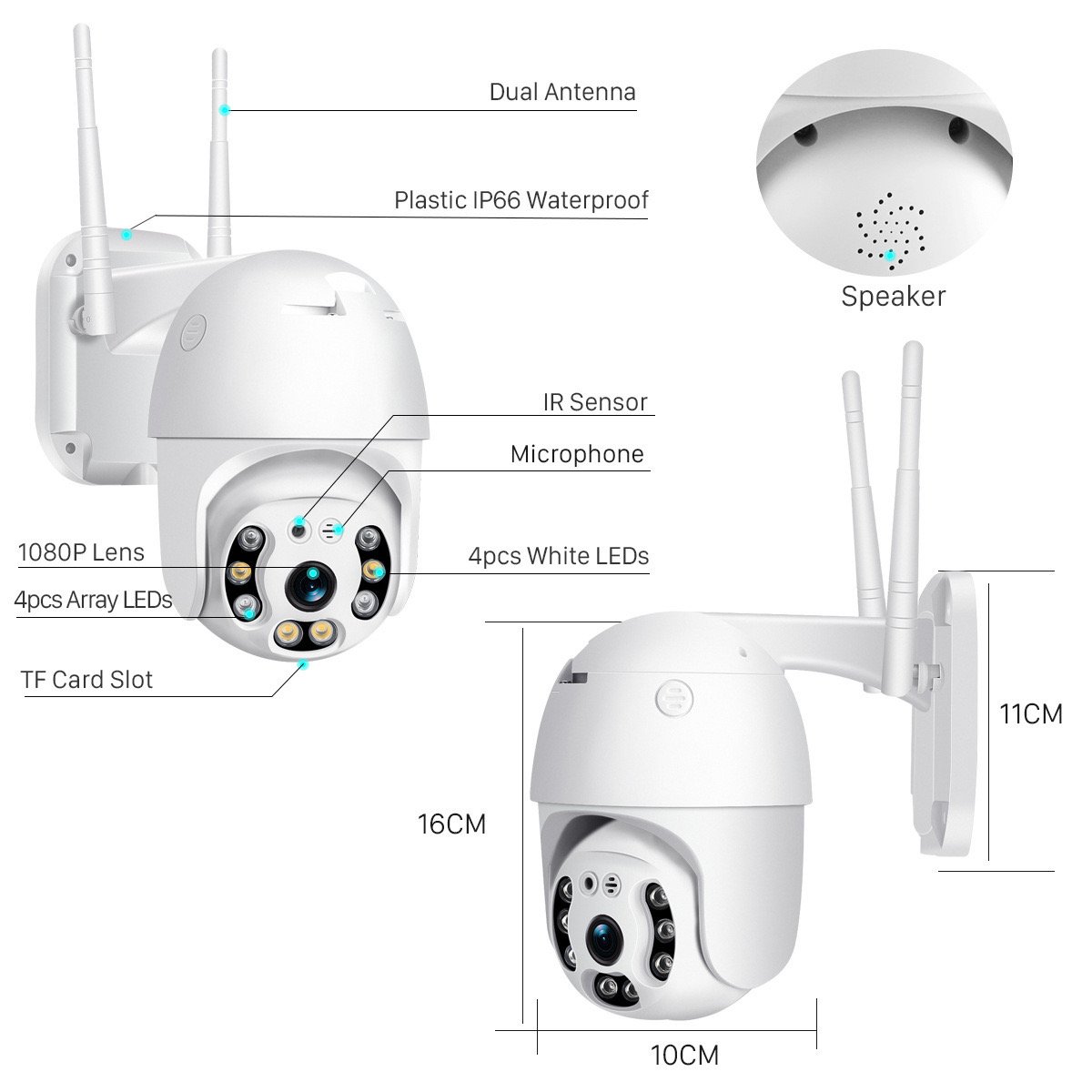 2024 New mini camera Remote Control Infrared Security Mini WiFi 4MP Camera Wireless 1080p Camera