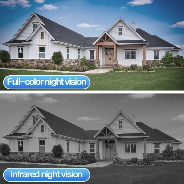 8K Outdoor Four-Lens Three Screens 10x Optical Zoom Cctv Wifi Wireless 16mp Ptz 360-Degree Ip Security Camera