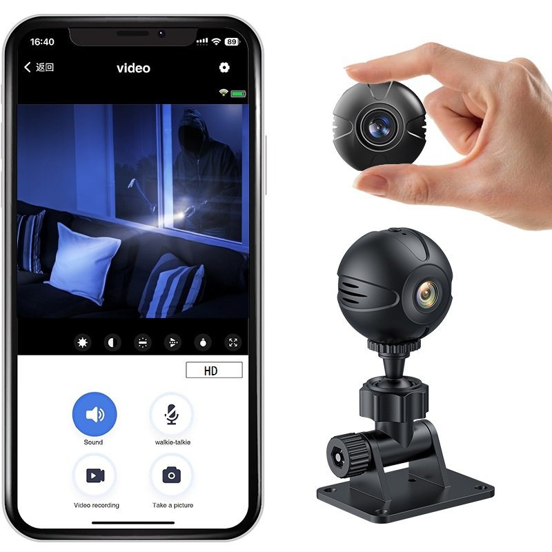 Factory Low Price Wholesale Mini Camcorder DV DVR Record Camera Support 32GB Tf Card Lasting Recording Micro WiFi Camera