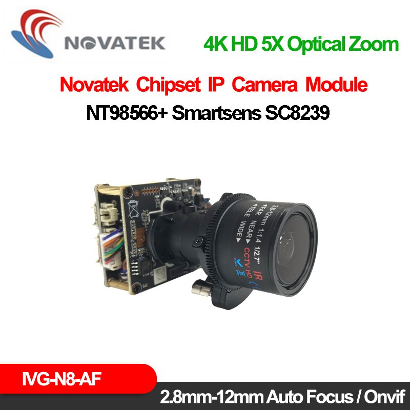 Ip Camera 8Mp 4K 5X Zoom Motorized Vari-Focal Smart Webcam Face Detection Motion Detection Icsee Xmeye Cctv Video Surveillance