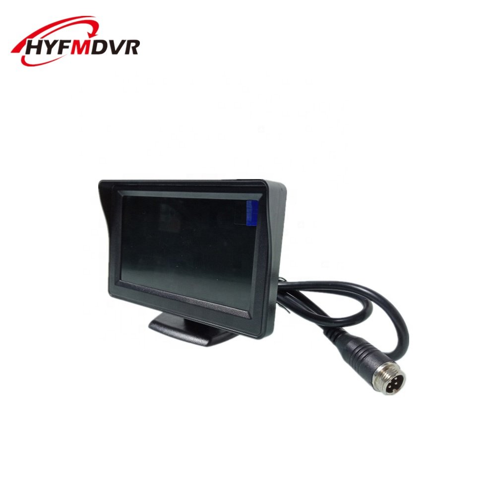 HYF 4.3 Inch Mini TFT Color LCD TV Monitor for Car School Bus Truck Van Taxi RV Trailer