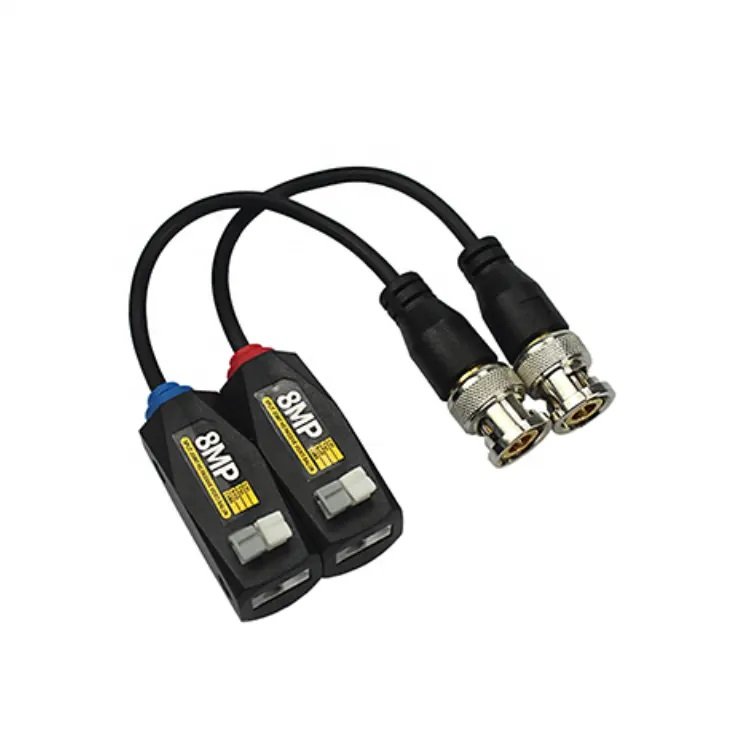 Hot sale balun 720P 960P 1080P 4MP 5MP 8MP Video Balun Compatible With all CVI TVI AHD CVBS 4K camera video balun