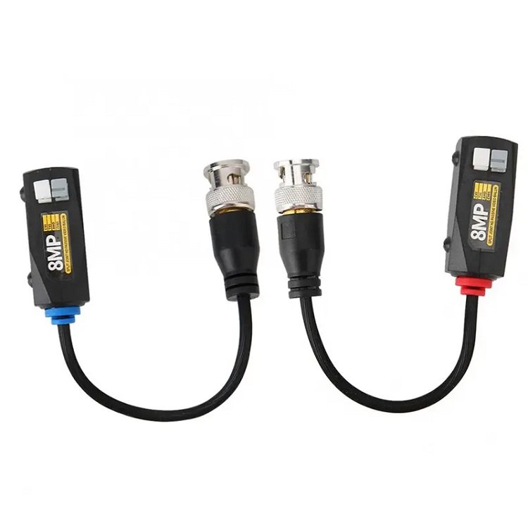 Hot sale balun 720P 960P 1080P 4MP 5MP 8MP Video Balun Compatible With all CVI TVI AHD CVBS 4K camera video balun