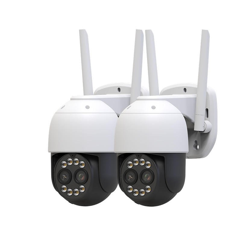 4MP Smart wifi Binoculars camera 4mp Dual Lens Wireless Wifi Outdoor Auto Tracking PTZ Camera