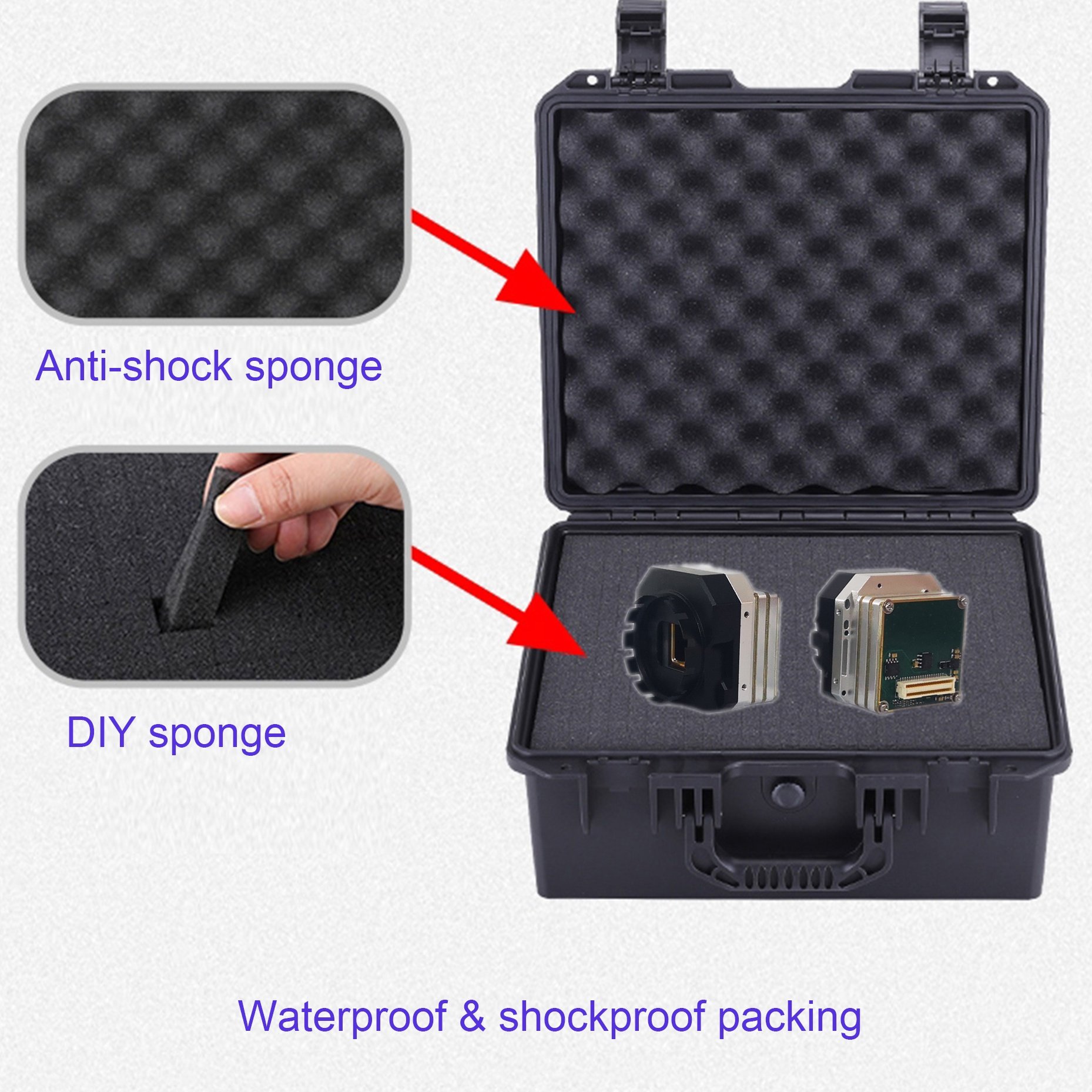 OEM factory price uncooled lwir infrared night vision thermal imaging camera Module for hunting scope