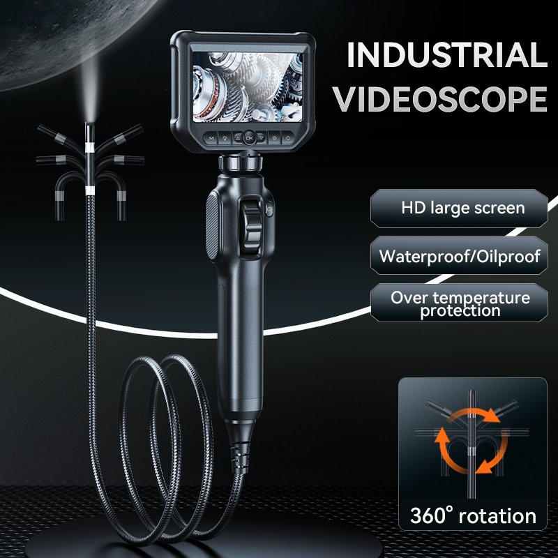 S43 3.9mm 1m mini camera Hot two-way video articulating endoscope camera borescope