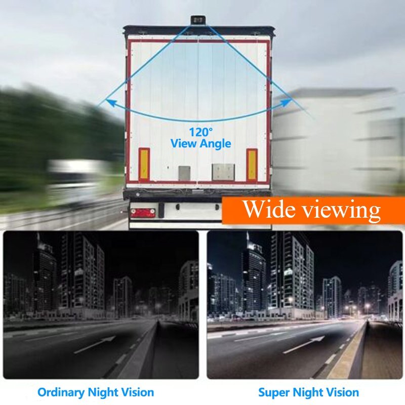 Truck 170 Degree Safety Reverse Night Vision Backup Rear Side View System HD Car 12v Camera
