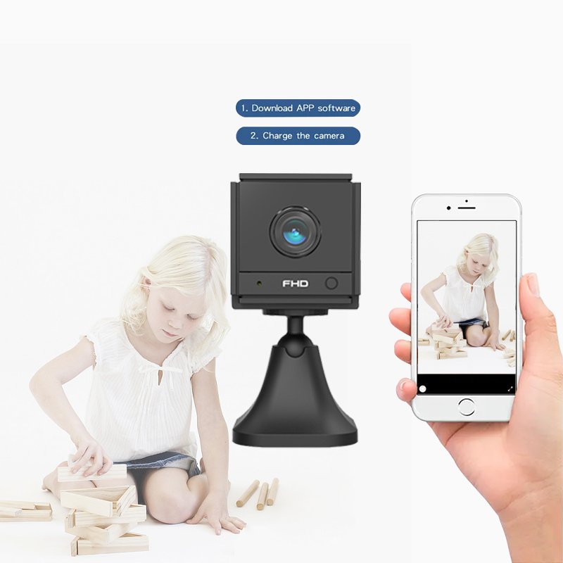 High resolution 1080p night vision motion sensor home camera security system home security camera system wireless