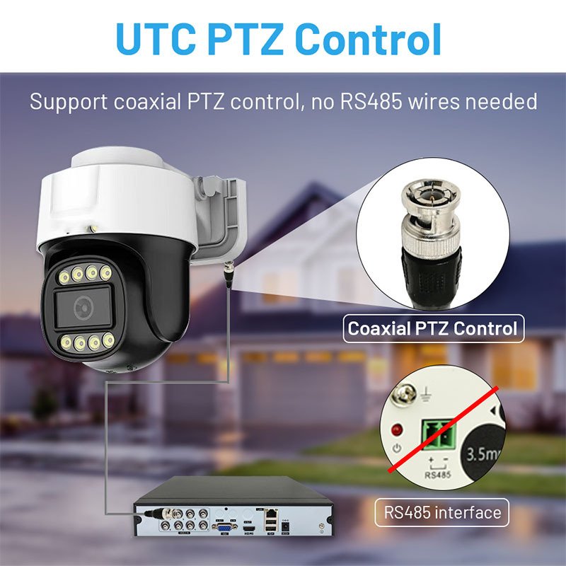 Very good camera coaxial audio AHD PTZ Rotary 3MP XMEYE TVI CVI all-in-one analog CCTV camera