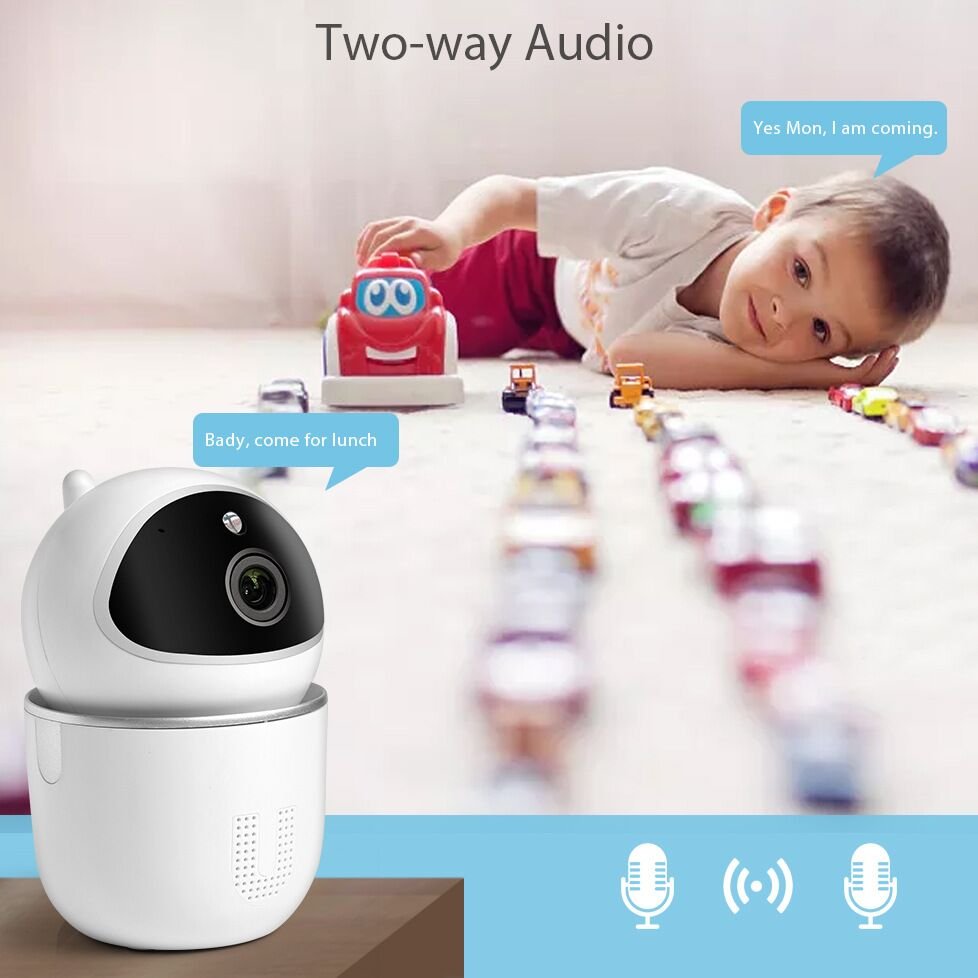 Auto-tracking Wifi IP Camera 1080P Indoor Mini Camera Tuya Smartlife Wireless Mini Network Camera
