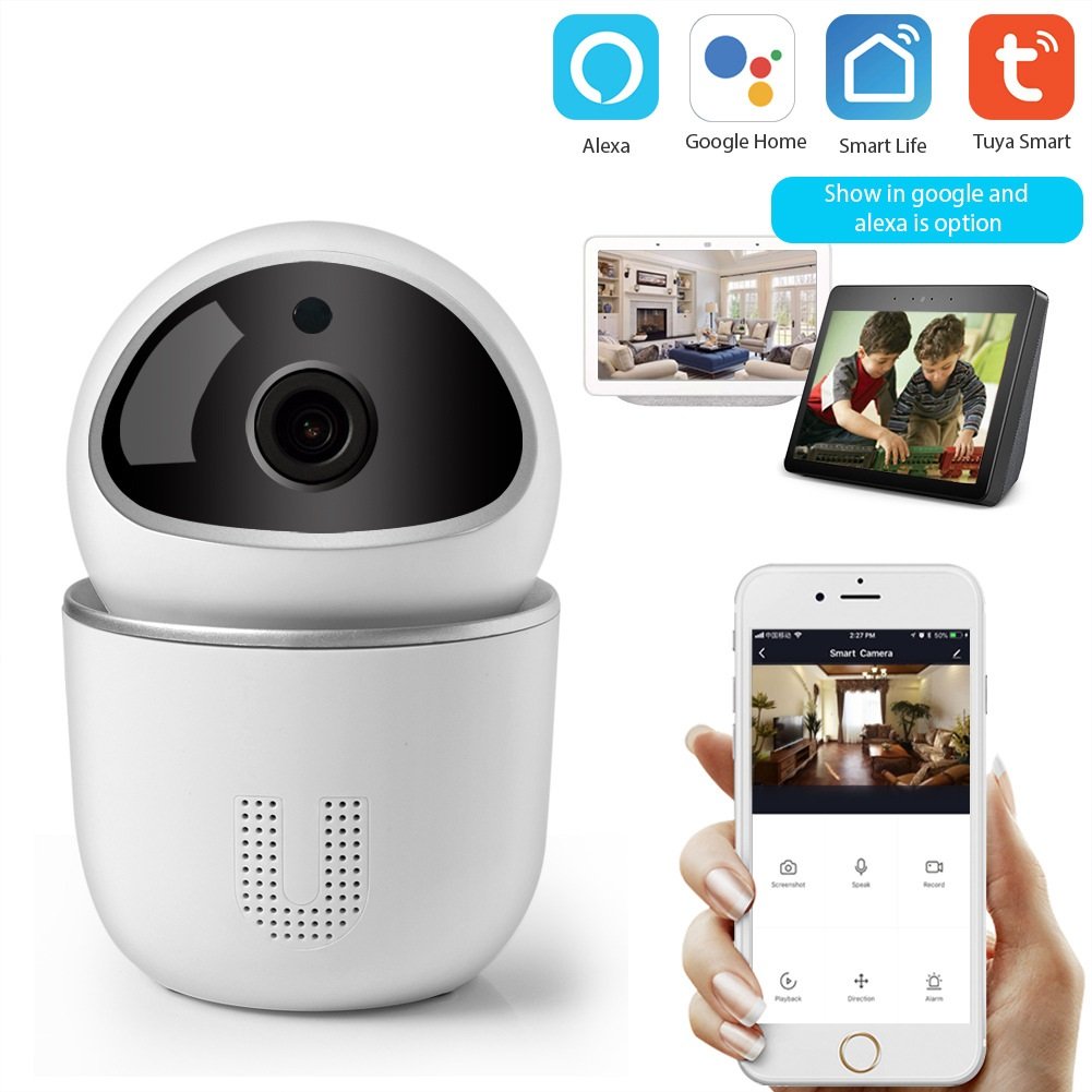 Auto-tracking Wifi IP Camera 1080P Indoor Mini Camera Tuya Smartlife Wireless Mini Network Camera