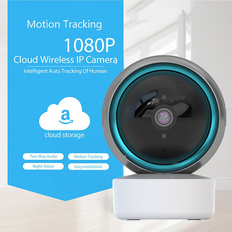 Glomarket Mini Smart Indoor Camera 2MP Wifi App Control Low Moq Tuya Smart PTZ Baby Monitor Security Camera