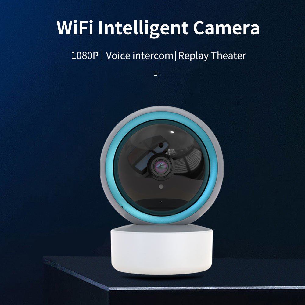 Glomarket Mini Smart Indoor Camera 2MP Wifi App Control Low Moq Tuya Smart PTZ Baby Monitor Security Camera