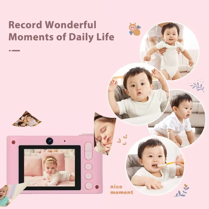 A16 Mini kids Camera 2.0 inch Dual lens Children Digital Video Camera Gift Birthday Christmas Kid Camera