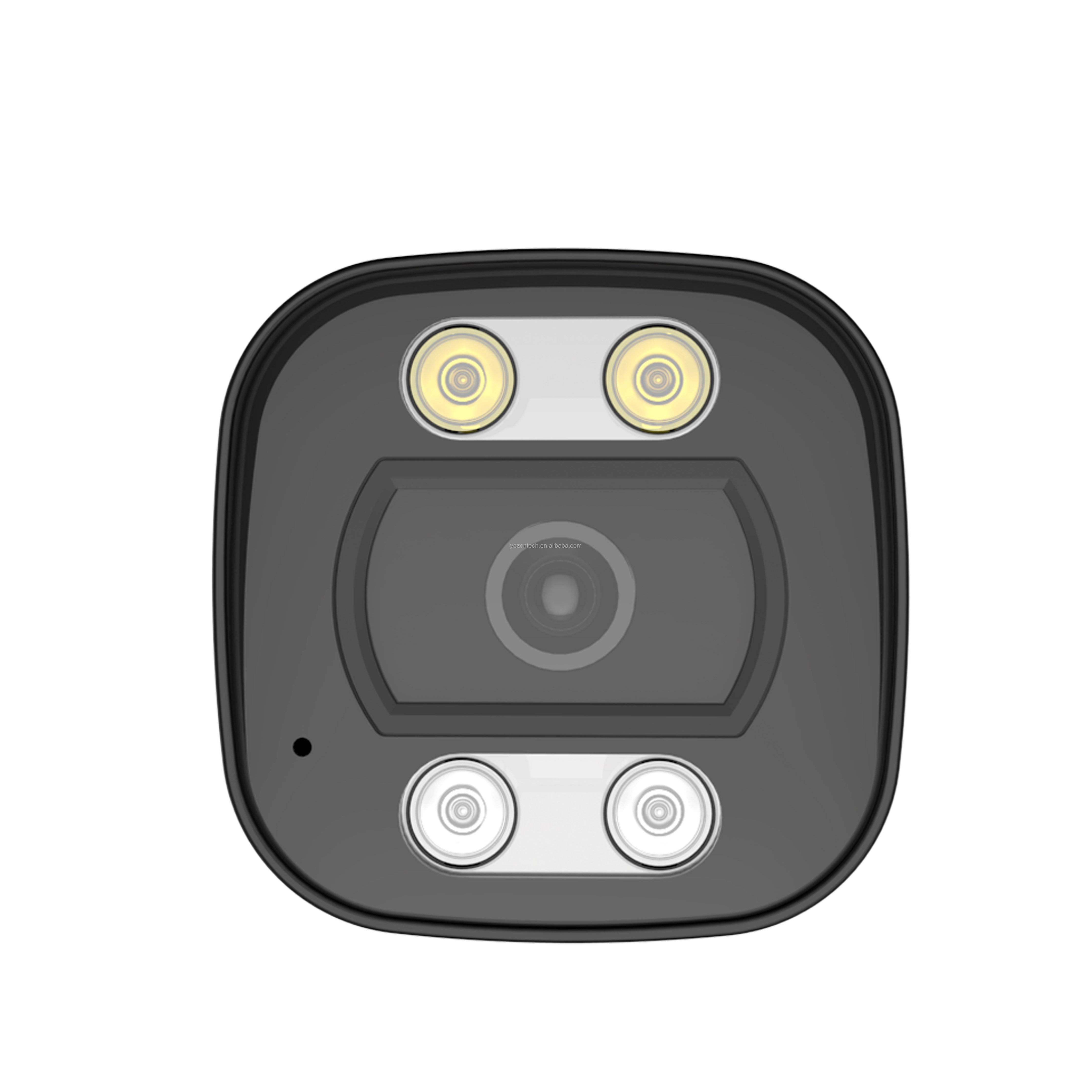 OEM brand Metal bullet camera Dual lights colorful night 4MP POE IP Network Camera 2.8mm With Mic HIK Plug-Play NDAA