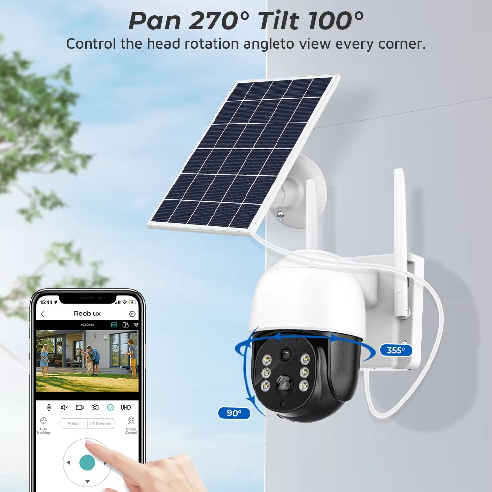 iCsee Solar Camera Outdoor Pir Human Detection Sim Card Solar Street Light With Cctv Camera 4G Network Camera With Memory Card