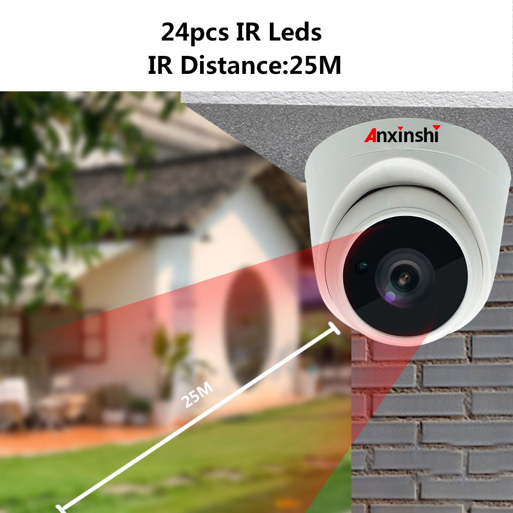 2.0MP Full HD Infrared Analog Security CCTV Indoor AHD Dome Camera