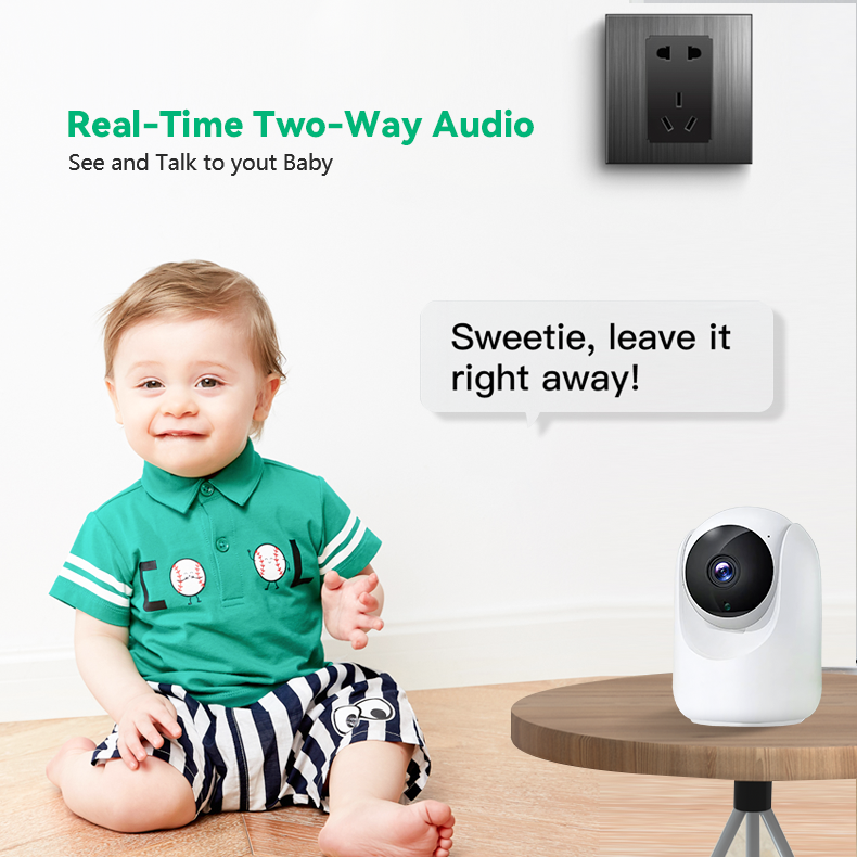 LDA Tuya Wifi Mini Cameras Camera Indoor Wireless 2MP/4MP Camera Support Alexa Google