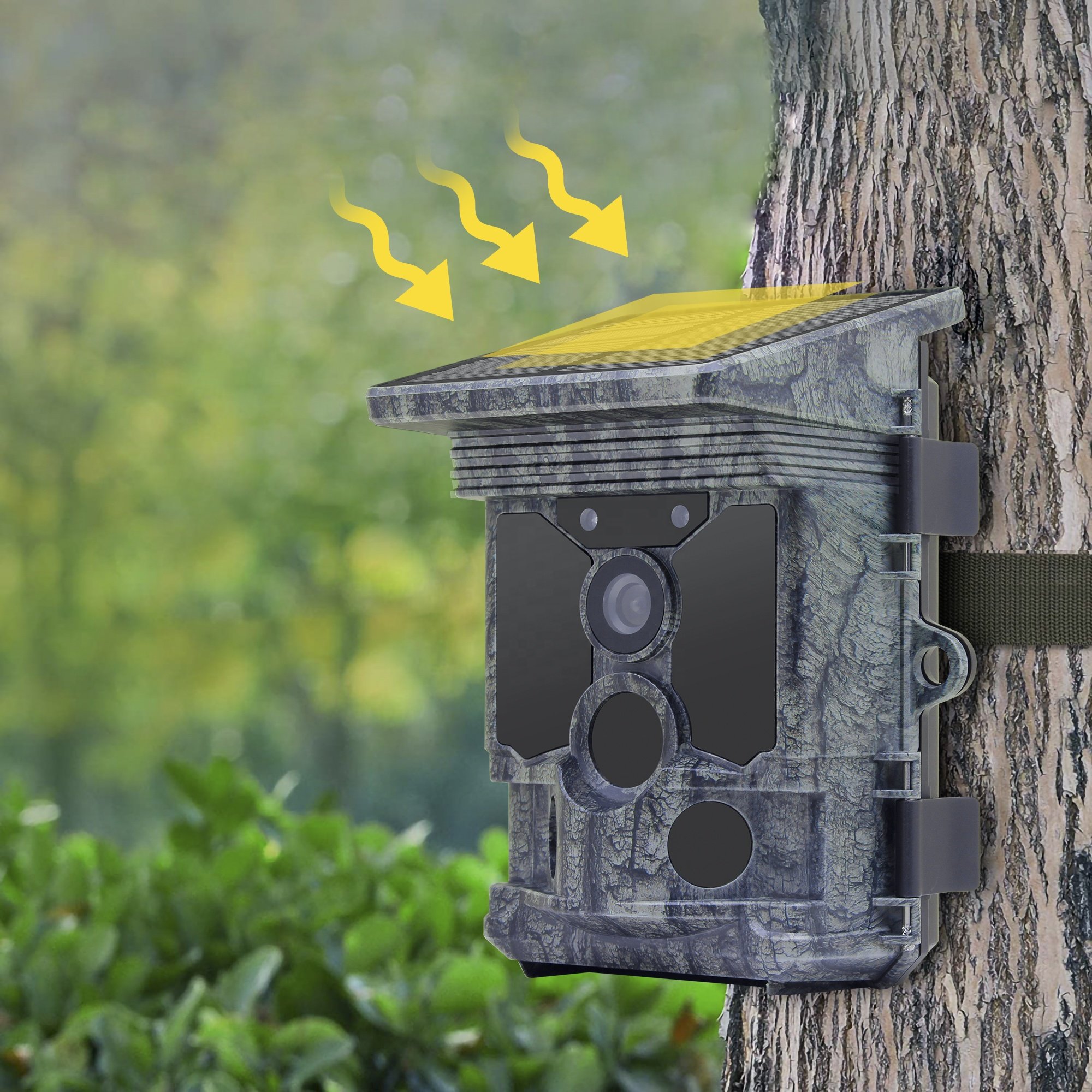 Wifi Camera Solar Security Wireless Outdoor Wildlife Night 4k Vision Hunting Camera