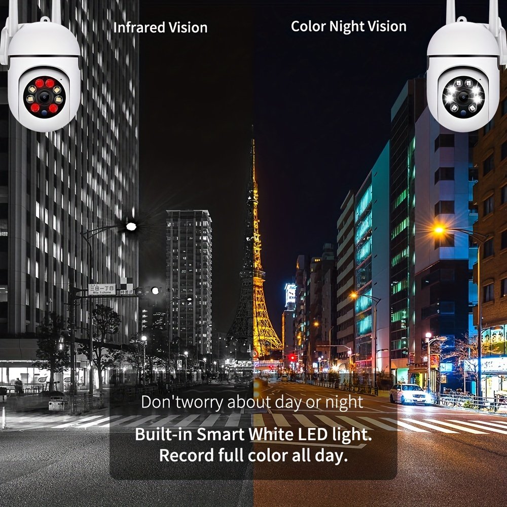1 MP dome camera 2.4G wifi remote monitoring infrared night vision 355 PTZ two-way voice security network surveillance cameras