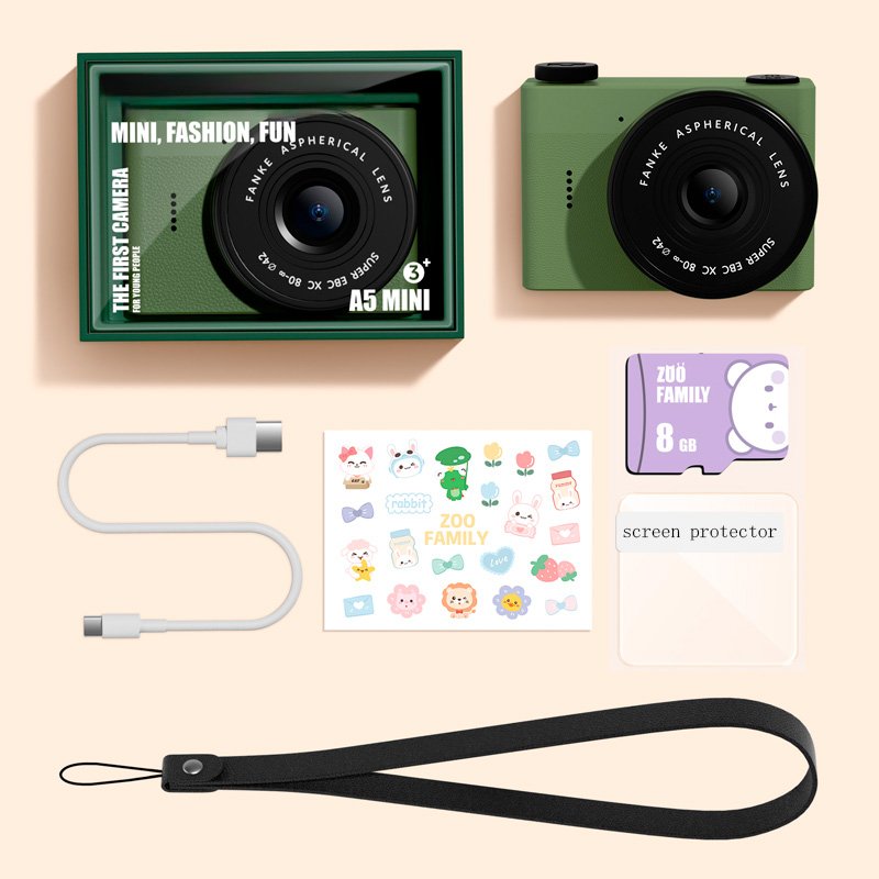 kids camera digital Toys 1.54 Inch Ips HD Screen Front and back Camera Cute Child Mini Camera toys