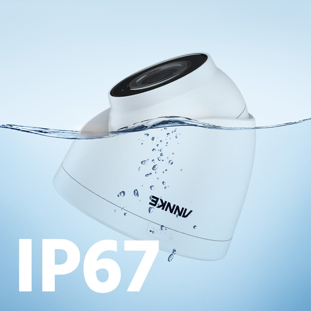 ANNKE 5MP Network POE IP Camera with Audio AI Human and Vehicle Detection Home Security Camera Outdoor Surve illance CCTV Camera