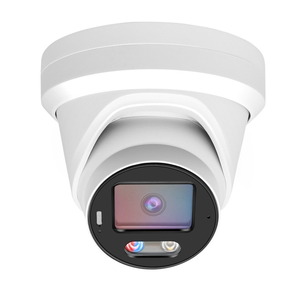 8MP 5X Zoom IP Camera Full Color Active Deterrence Night Vision Red Blue Light Waterproof Security Network Camera 4K Outdoor