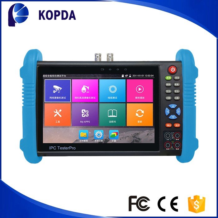 7 inch 4k IP Analog AHD CVI TVI SDI 6 in 1cctv IPC tester 9800