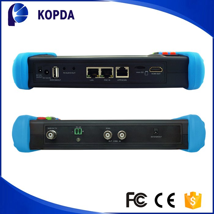 7 inch 4k IP Analog AHD CVI TVI SDI 6 in 1cctv IPC tester 9800