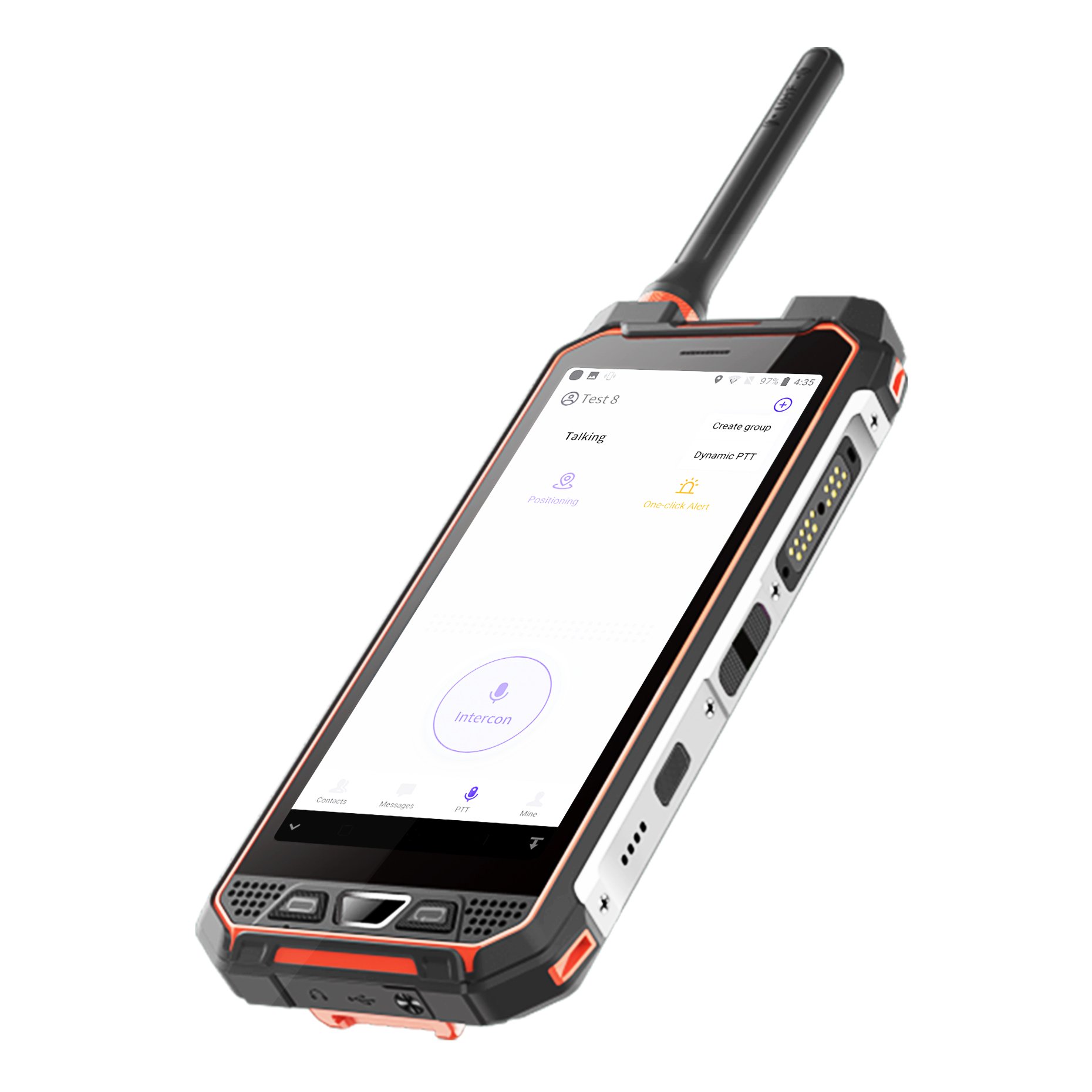 android eigensicheres mobiltelefon industrielle nfc dmr radio robustes Feature-Telefon