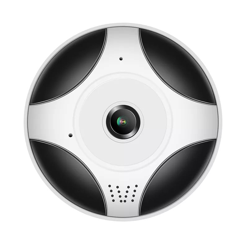 Wireless IP Camera WiFi Fisheye Panoramic 1080P 360 Degree Mini Camera 2MP Home Security WiFi Icsee Camera With 2 Way Audio