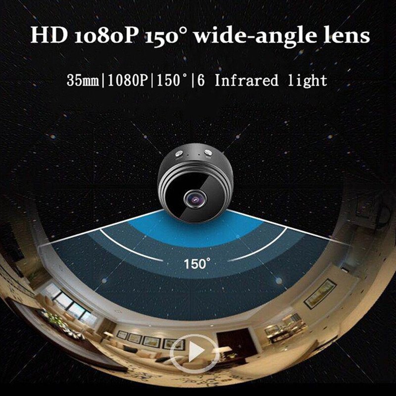 A9 1080P IP Camera Security IR Night Vision Magnetic Wireless Camcorder Surveillance mini Wifi Camera
