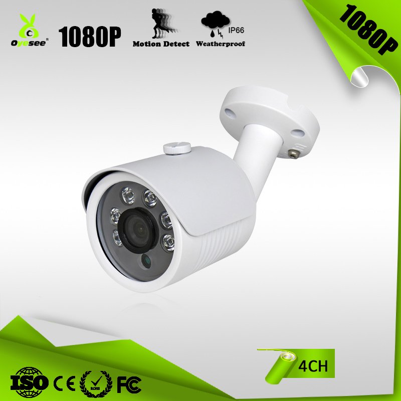 Xmeye APP 4 Channels AHD TVI CVI DVR Kits 2mp Customized Logo Outdoor H.265 Analog Security System for Home Motion Detection